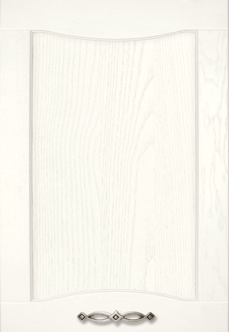 Finishes - white lacquered ash open pore - code. 2451
