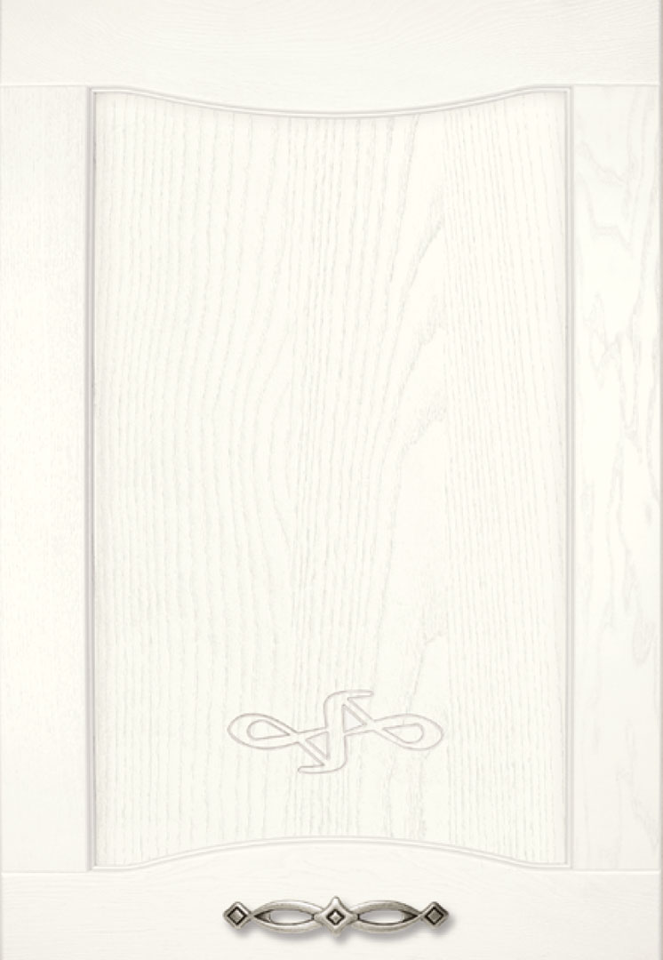 Finishes - white lacquered ash open pore - code. 2451D